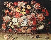LINARD, Jacques Basket of Flowers 67 oil painting artist